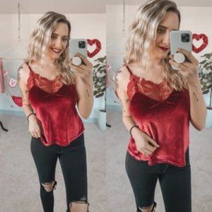 Red Velvet Cami